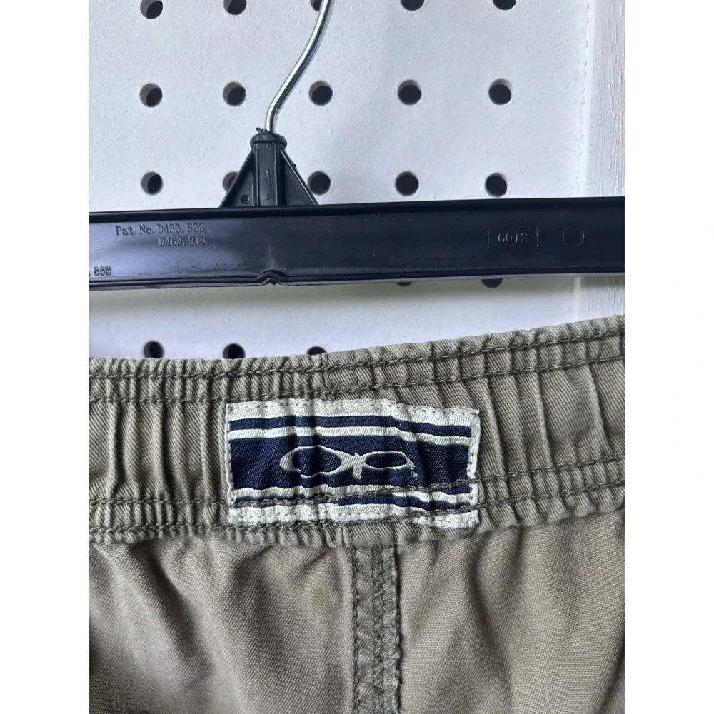 VTG Y2K Ocean Pacific OP Shorts Men's L 36 Green Chino Cargo Utility Side Stripe